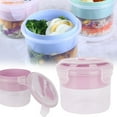 thumbnail image 1 of Food Storage Containers,Tumbler Set For Kitchen Portable Reusable Parfait Cups With Lids Yogurt Cup With Topping Cereal Or Oatmeal Container Leak Proof Breakfast On The Cups For Meal Pre Protio, 1 of 9