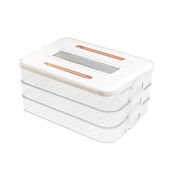 Food Storage Cooked Meat Containers for Refrigerator Organization - Layered Food Storage Solutions for Efficient Food Management