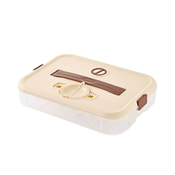 Food Storage Cookie Freezer Container Set for Organization Stackable Dumpling Racks with Lids Transparent Storage Solution for Kitchen and Fridge