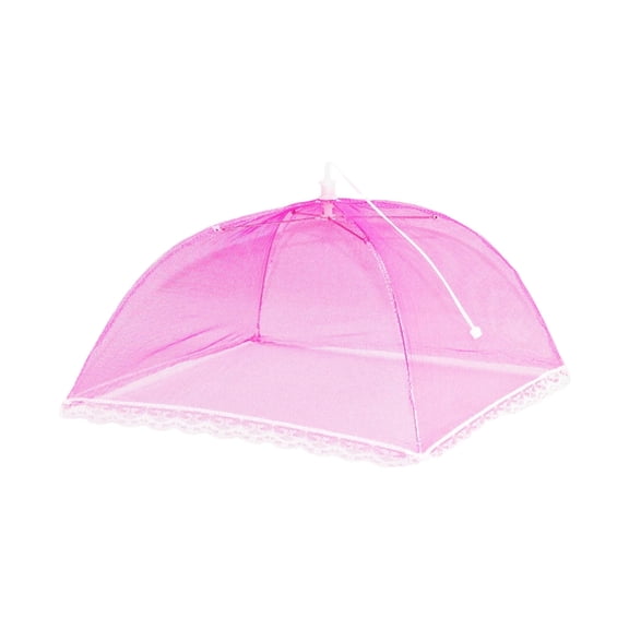 Food Storage Cover Mesh for Shelves and Countertop, Reusable Foldable Net Cover for Food Cake Fruit Picnic BBQ Breathing Airflow Durable Polyester Mesh