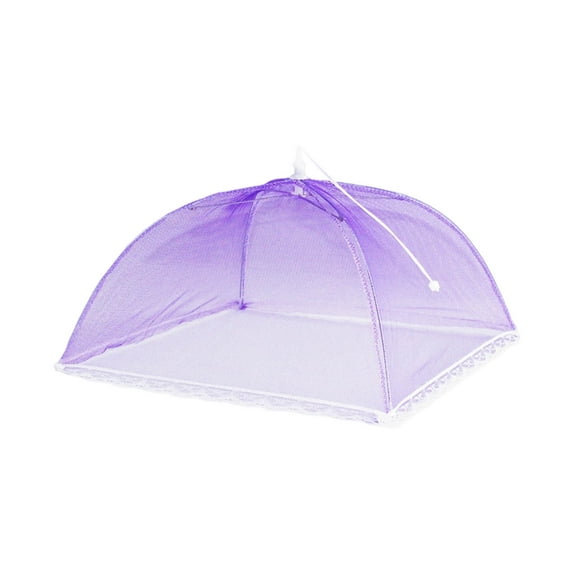 Reusable Mesh Food Cover Foldable Screen Protector for Cakes Fruits Picnic BBQ Parties 43cm by 43cm