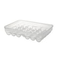 thumbnail image 1 of Food Storage Egg Container With Lid Clear Tray for 36 Eggs Efficient Refrigerator Organizer Holder, 1 of 9