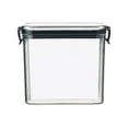 thumbnail image 1 of Glass Food Storage Containers Airtight Square Prep Jars for Kitchen Grain Snack Dried Fruit Fresh Keeping Transparent Sturdy with Lids, 1 of 8