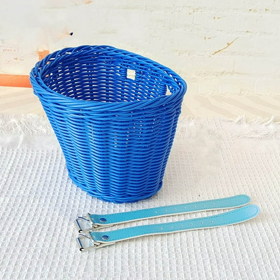 Food Storage Kids Bike Front Decoration Woven Storage Solution for Boys Riding and Shopping