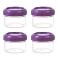 thumbnail image 1 of Food Storage 4PCS Mini Clear Jars with Leakproof Lids for Kitchen & Home Organizing Refillable Round Containers 35ml Ideal for Dry and Liquid Storage 4PCS, 1 of 3