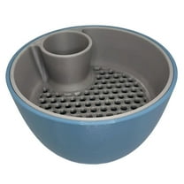 Food Storage - Nut Bowl - 3D Printed Nut & Seed Bowl Pistachio Bowl with Container 2 In 1 Snack Organizer Serving Bowls with In Trash Compartment for Pistachios Sunflower (1 Nut and Seed Bowl)