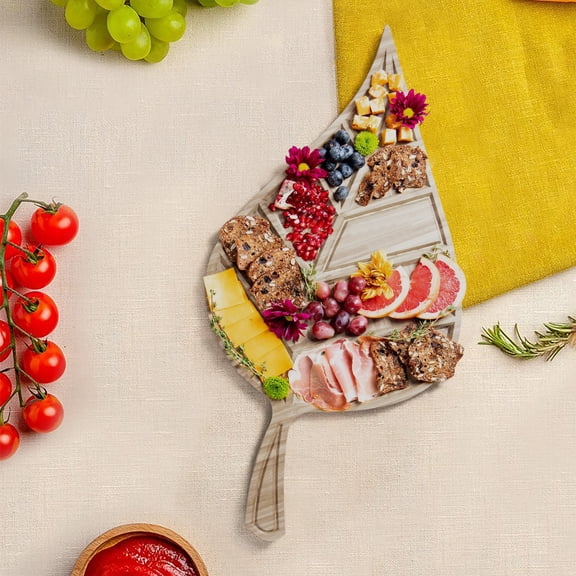 Unique Leaf Shaped Serving Tray Elegant Charcuterie and Cheese Platter Set for Entertaining