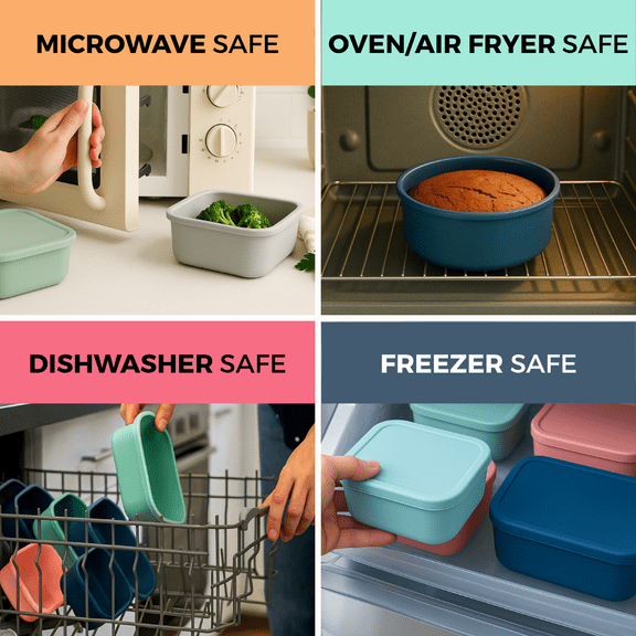 Food Storage Set - 9 Piece minty fresh