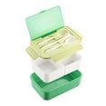 thumbnail image 1 of Food Storage - Storage Rack - Student Divided Lunch Box Food Storage Box [Upgraded Version] Green(Storage Box *1 - Green), 1 of 8
