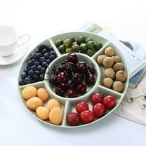 Food Storage Tray Nut Platter Candy Snacks Server Dish Divided Dried Fruit Snack Plate Serving Platter For Party