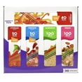thumbnail image 1 of Food Storage Variety Pack, 340 Count | BPA-Free - Multi-Size Snack, Sandwich, Quart, and Gallon Bags for Food and Freezer Storage C43, 1 of 3
