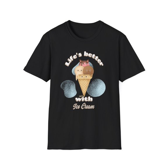 Food Tees, Funny Food T Shirts, Funny T Shirts, Shirt with Food, Junk Food Tees, Shirt with Ice Cream, Ice Cream T-Shirt