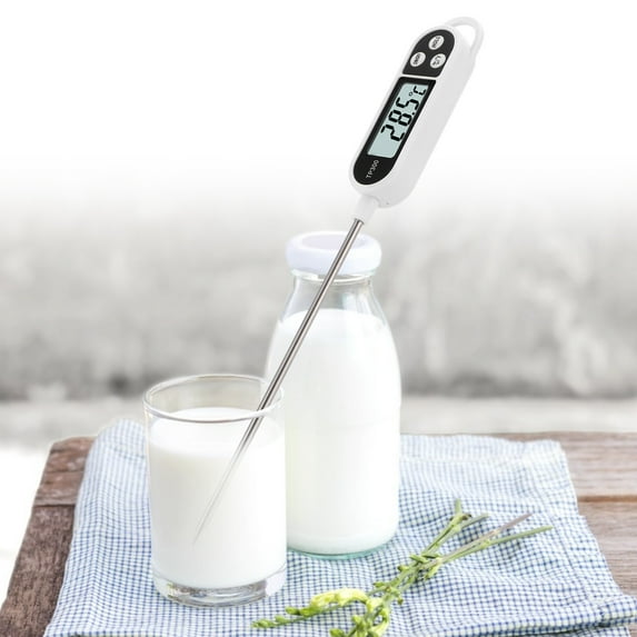 Food Thermometer Electronic Thermometer For Testing Liquid Water Baby Milk Oil.