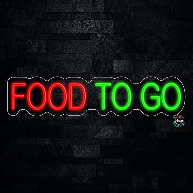 Food To Go LED Neon Sign 27