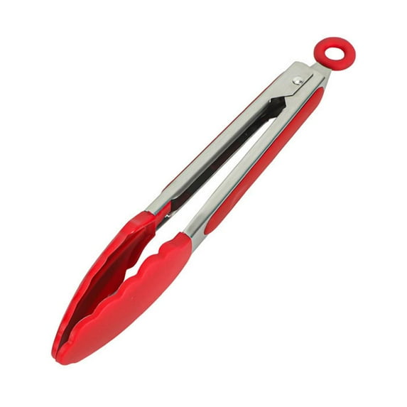 Food Tongs - Anti-Slip & Heat-Resistant, Stainless Steel & Durable Kitchen Tool! 27cm Size for Perfect Grip and Long-lasting Use.