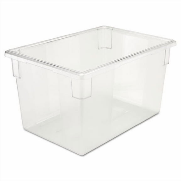 Food/Tote Boxes, 21.5 gal, 26 x 18 x 15, Clear, Plastic | Bundle of 2