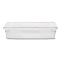 Food/Tote Boxes, 8.5 gal, 26 x 18 x 6, Clear, Plastic | Bundle of 2