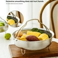 thumbnail image 1 of Food Tray - Perforated 304 Stainless Steel Insert for Cooking Pots, Versatile Vegetable Rack with Raised Feet, 1 of 5
