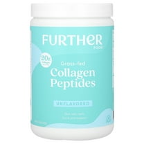 Further Food Unflavored Collagen Peptides Powder, Grass-Fed Pasture-Raised Hydrolyzed Type 1 & 3 Protein, Gut Health   Joint, Hair, Skin, Nails, Paleo Keto Sugar-Free 9.88 oz