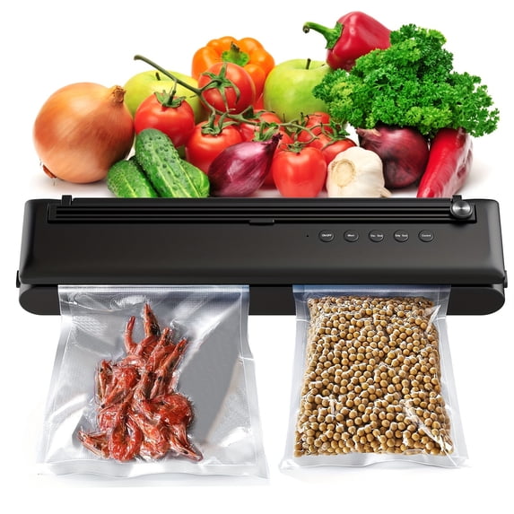 Food Vacuum Sealer Machine, Built-In Cutter foodsaver with Vacuum Bags