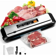 Inkbird Food Vacuum Sealer Machine 7X Longer Preservation with Dry & Moist Dual - mode Bag Sealing & complete Storage Starter Kit 80Kpa Suction