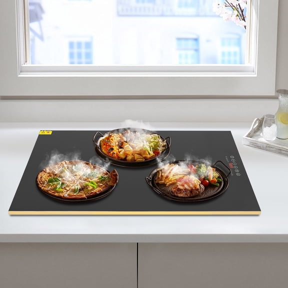 Food Warmer Plate Electric Warming Tray Food Warming Tray with Smart Display