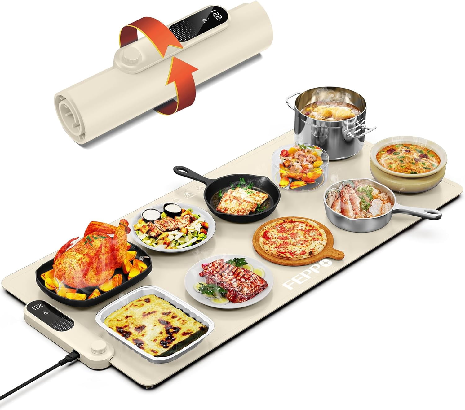 Electric Waring Tray?Large 22"x14"? With Adjustable Teperature