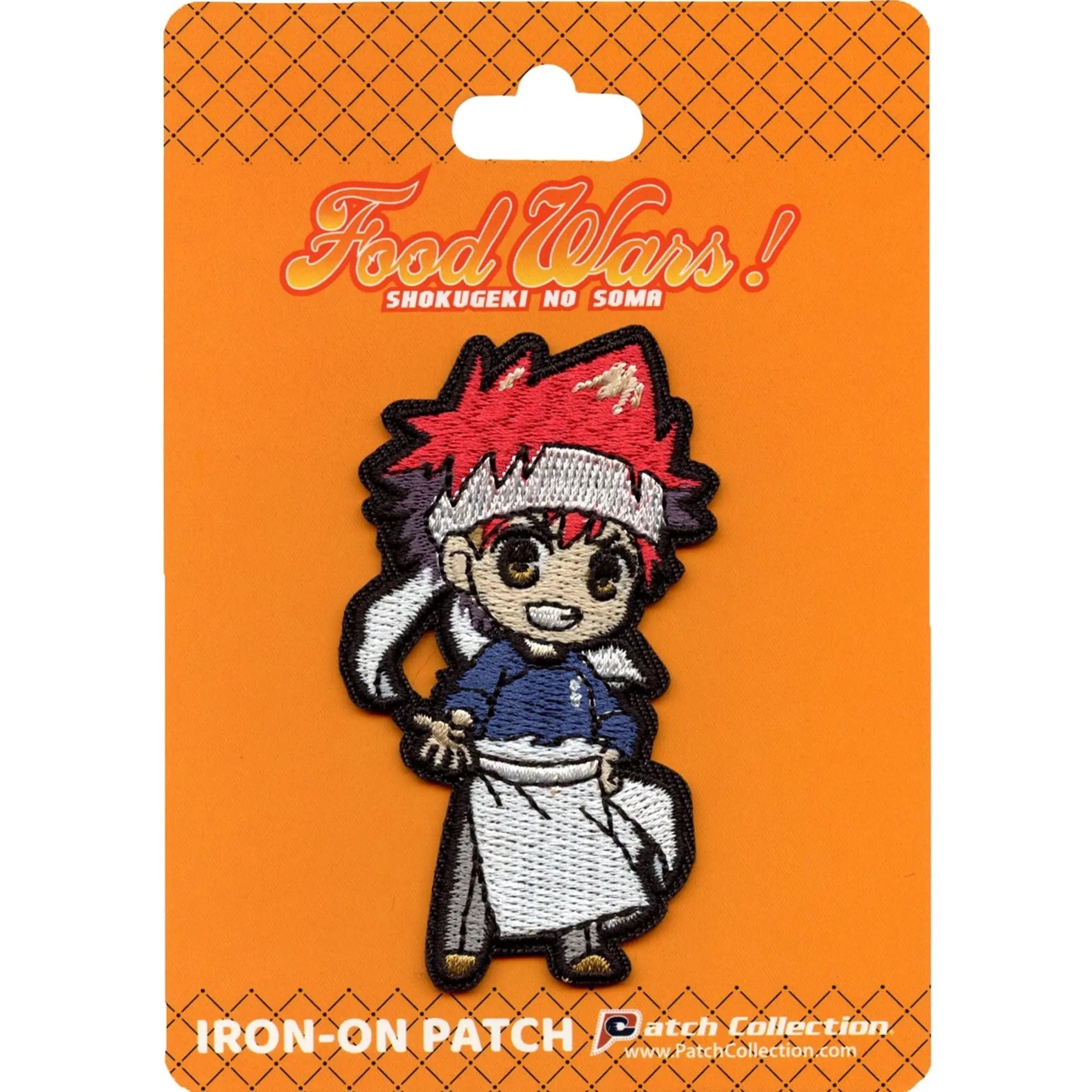 Food Wars Sōma Yukihira Patch Chef Food Anime Embroidered Iron On – Patch  Collection