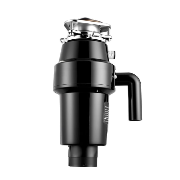 Food Waste Disposal 1HP, Continuous Feed Kitchen Garbage Disposer, 3700RPM DC Motor, 3-Bolt Mount Sink Grinder with Splash Guard & Cord