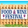 thumbnail image 1 of Food & Wine Festival 13 oz Vinyl Banner With Metal Grommets, 1 of 4
