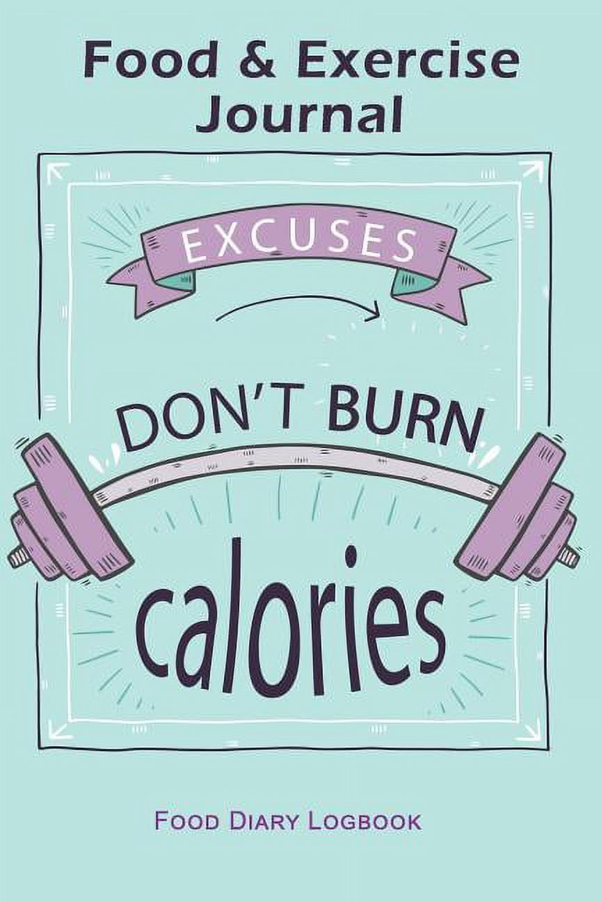 Food and Exercise Journal Food Diary Logbook Simple Daily Food Diary