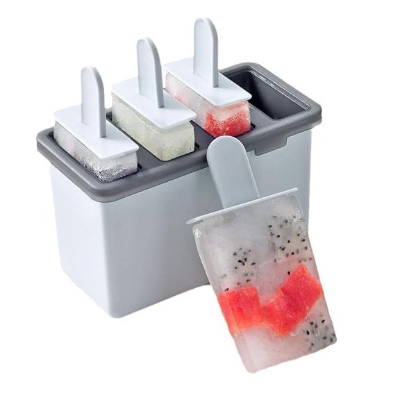 Food-grade popsicle mold with lid for home-made ice cream popsicle frozen ice cube box