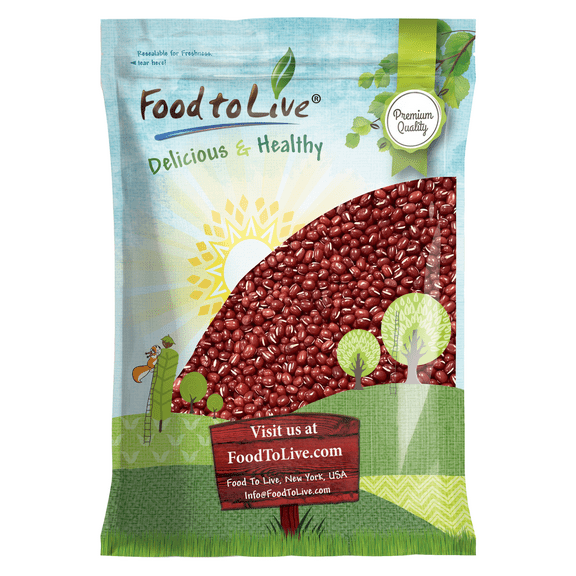 Food to Live, Adzuki Beans, 10 Pounds, Kosher