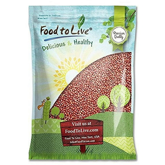 Food to Live, Adzuki Beans, 10 Pounds, Raw