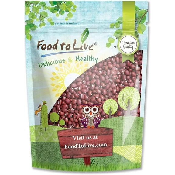 Food to Live, Adzuki Beans, 5 Pounds, Sproutable