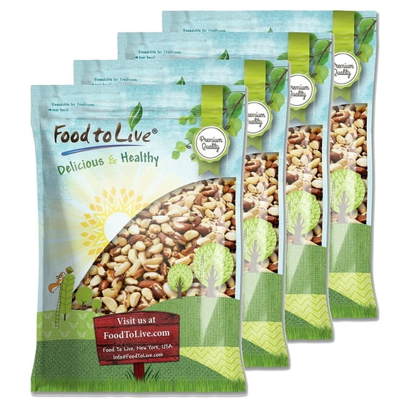 Food to Live, Brazil Nuts, Non-GMO Verified, 44 Pounds, Kosher