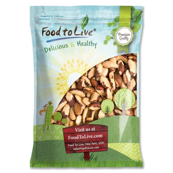 Food to Live Brazil Nuts, 8 Pounds - Raw