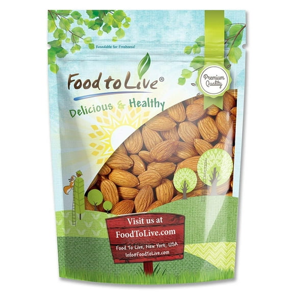 Food to Live, California Almonds, 2 Pounds, Kosher