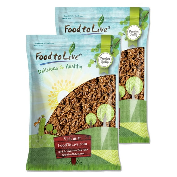 Food to Live, California Walnuts, 10 Pounds, Kosher, Vegan