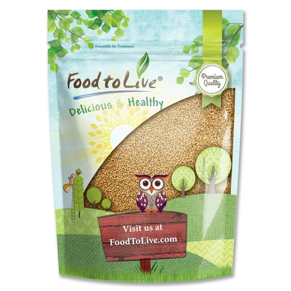 Food to Live, Fenugreek Seeds, 5 Pounds, Sproutable