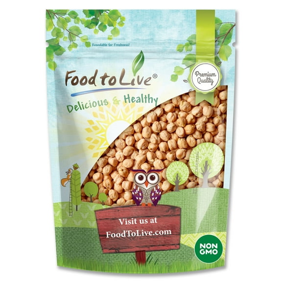 Food to Live, Garbanzo Beans (Chickpeas), 5 Pounds, Sproutable, Raw