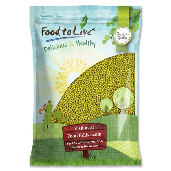 Food to Live, Mung Beans, 10 Pounds, Raw