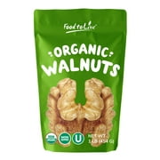 Food to Live, Organic California Walnuts, 1 Pound, Raw