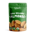 thumbnail image 1 of Organic Imported Raw Almonds, 1 Pound - Non-GMO, Kosher, No Shell, Whole, Unpasteurized, Unsalted, Raw, Vegan - by Food to Live, 1 of 8