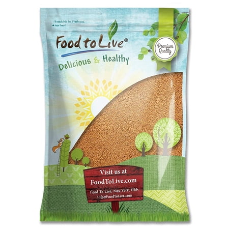 Food to Live, Yellow Mustard Seeds, 10 Pounds
