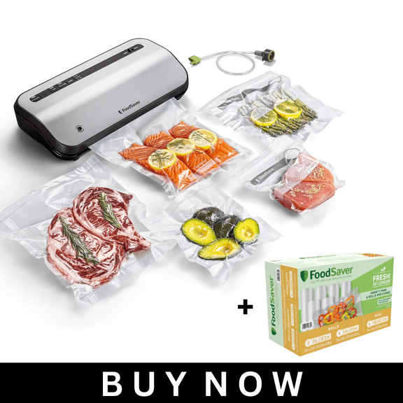 FoodSaver 14Piece Starter Kit with Vacuum Seal Roll + Free FoodSaver Roll Combo Pack
