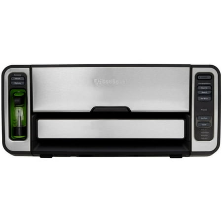 FoodSaver - 2-In-1 Automatic Bag-Making Vacuum Sealing System - Silver/Black