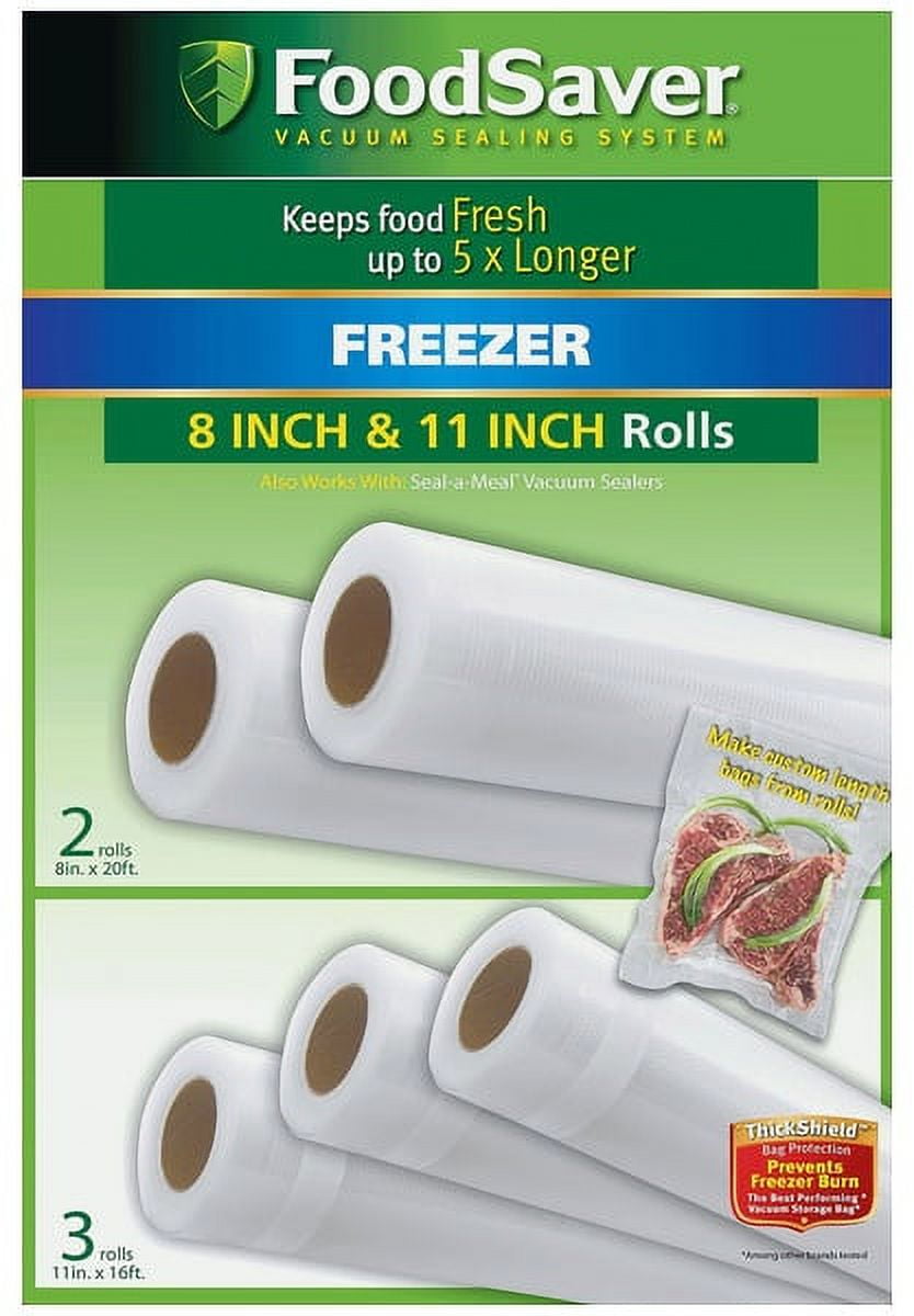 FoodSaver 8" and 11" Vacuum Seal Rolls with BPAFree MultiLayer