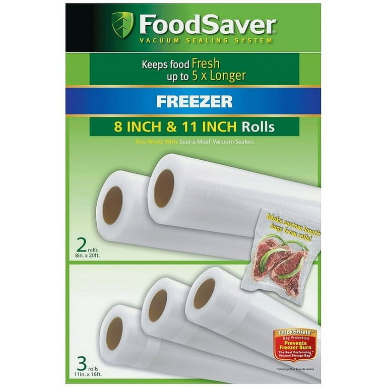 Foodsaver Vacuum Freezer Bags 5 Pk Clear