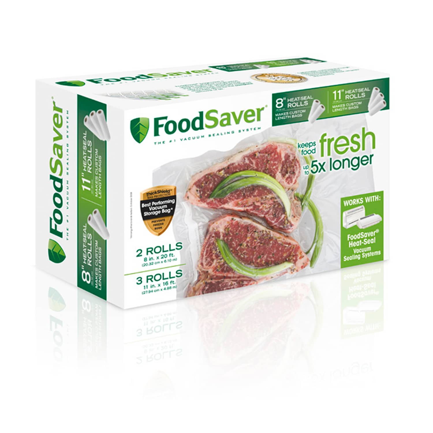 FoodSaver 8" & 11" Vacuum Seal Rolls, Multi Pack